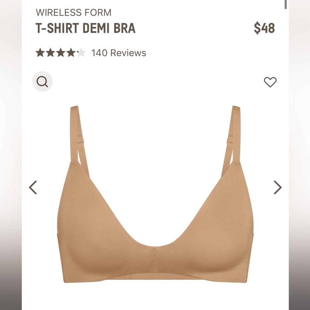 SKIMS T-SHIRT DEMI BRA